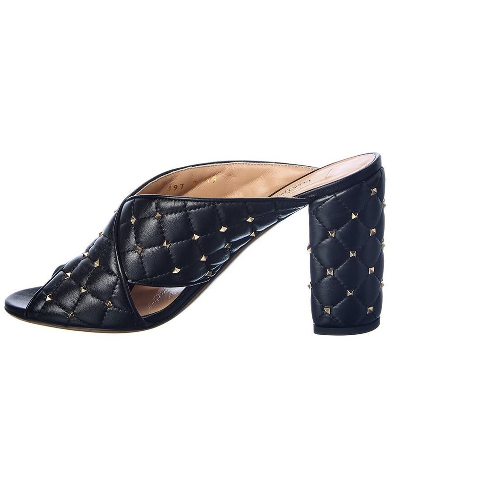 Valentino Rockstud Spike 90 Leather Sandal - Picture 2 of 5